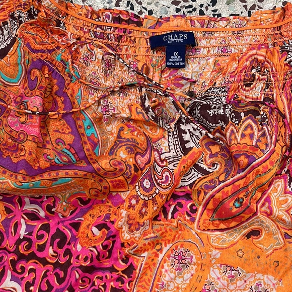 Elastic Drawstring Blouse - Picture 2 of 2